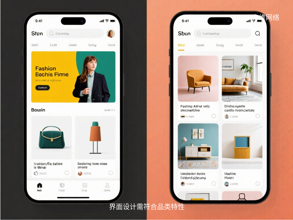 界面設計需符合品類特性